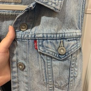 Levi’s jean jacket vest